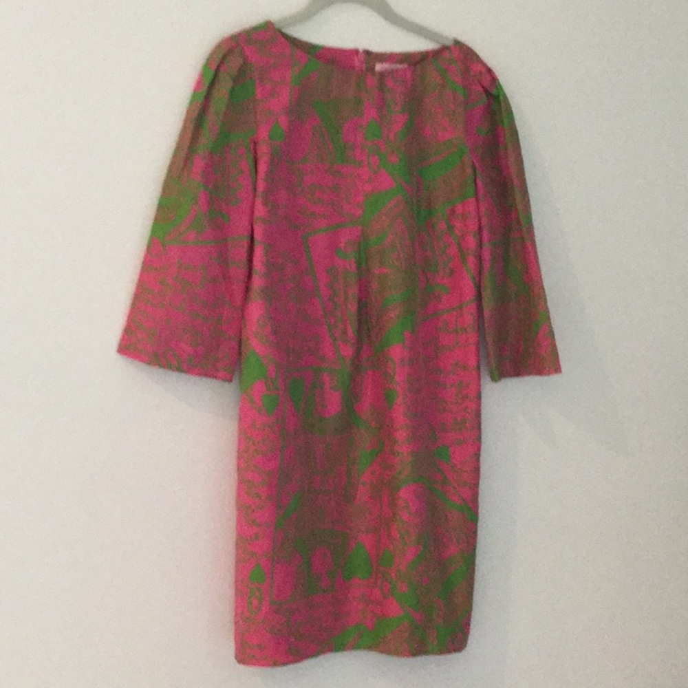 Rare Lilly Pulitzer queen of hearts dress. Size 6